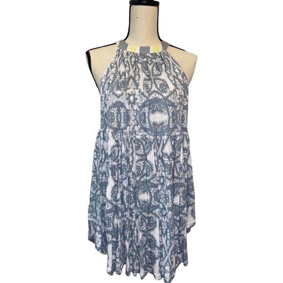 Free People Mimi Tunic Blue/Ivory - Picture 5 of 12